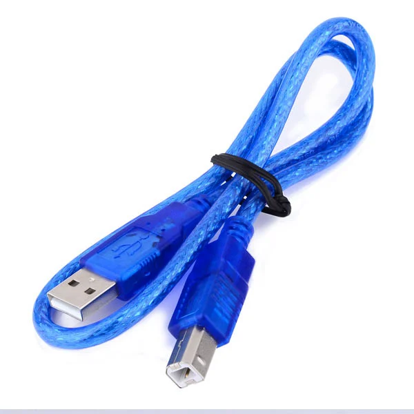 كابل USB نوع A-B لأردوينو UNO (1 متر)