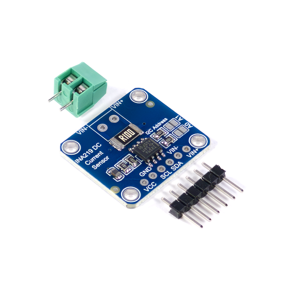 حساس تيار وجهد DC من نوع INA219 (26V / ±3.2A) I2C